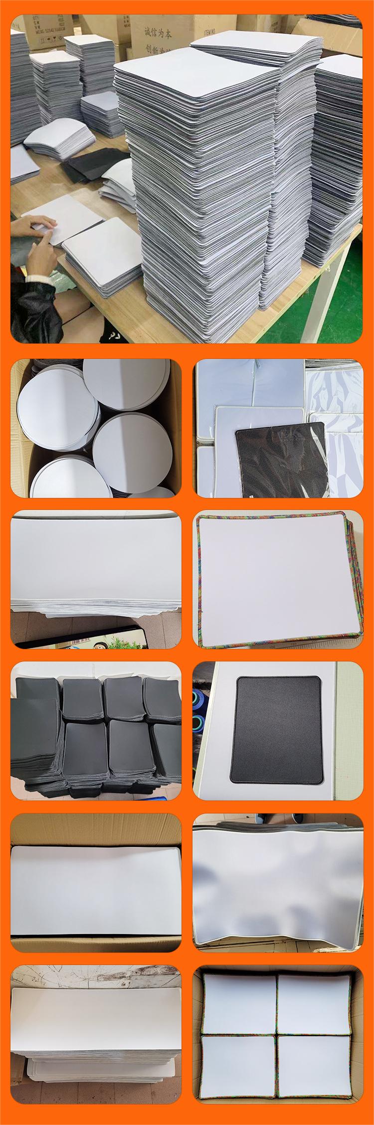 Mouse mat blank rubber mouse pad raw material sheet factory manufacturer | PAIDU