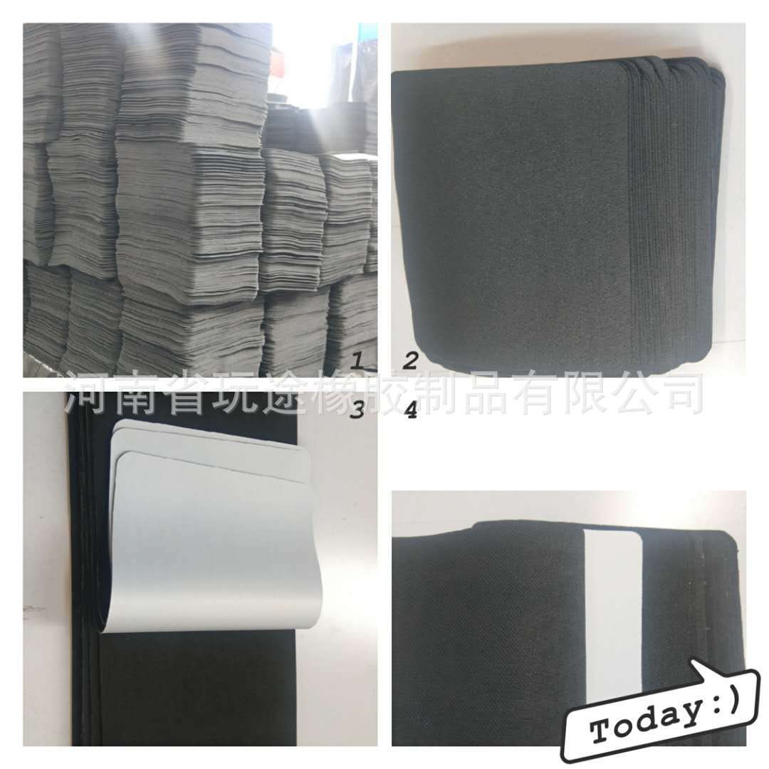 Manufacturers wholesale blank mouse pad natural rubber foam coil