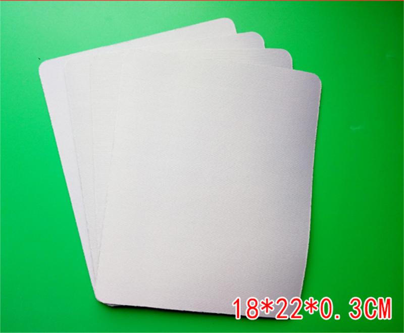 White Mouse mat- custom pattern blank rubber foam mouse mat factory manufacturer | PAIDU Supplier