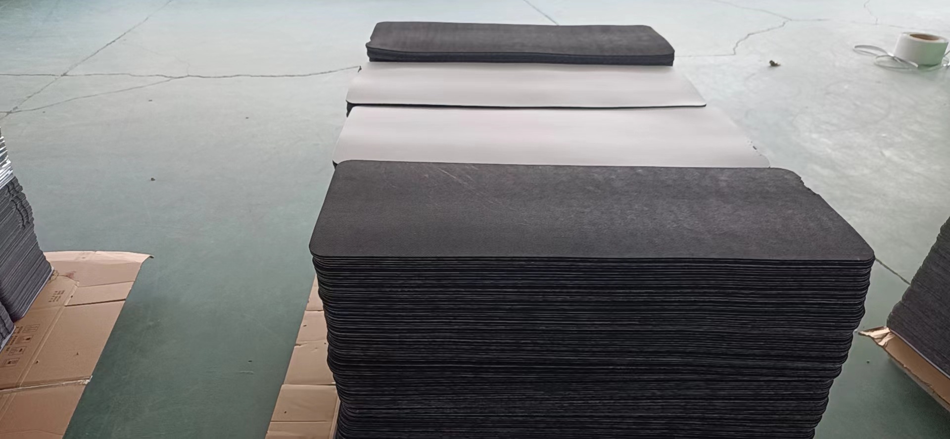 Rubber foam roll heat transfer printing blank mouse pad wholesale spot foam roll multi-size semi-finished desktop keyboard pad oversized manufacturer | PAIDU