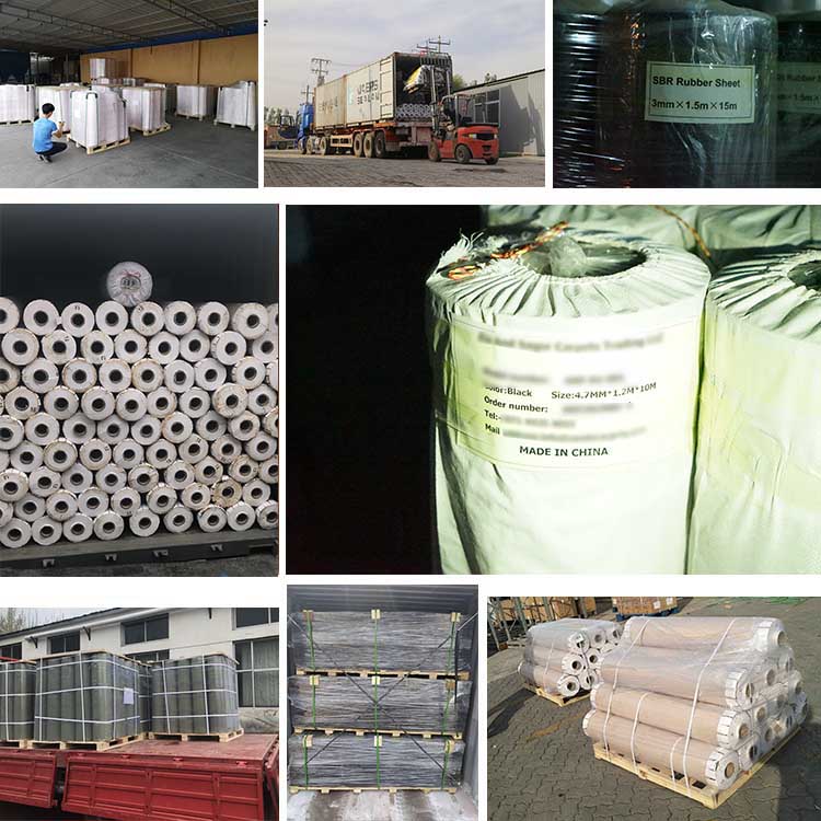 Excellent Resistance Rubber Mats synthetic rubber material Styrene Butadiene Rubber manufacturer/PAIDU