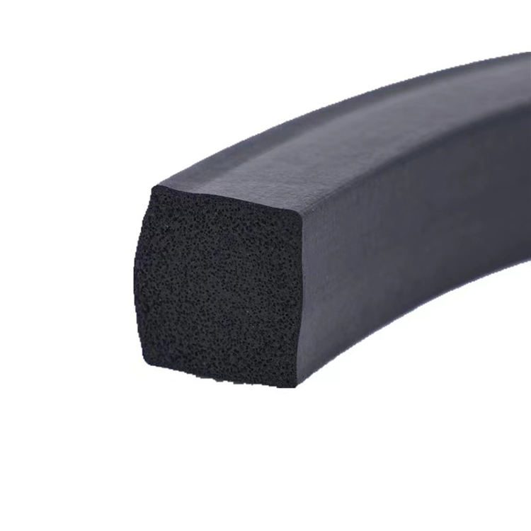 factory supply EPDM round foam sealing strip/sponge rubber ring cord /PAIDU